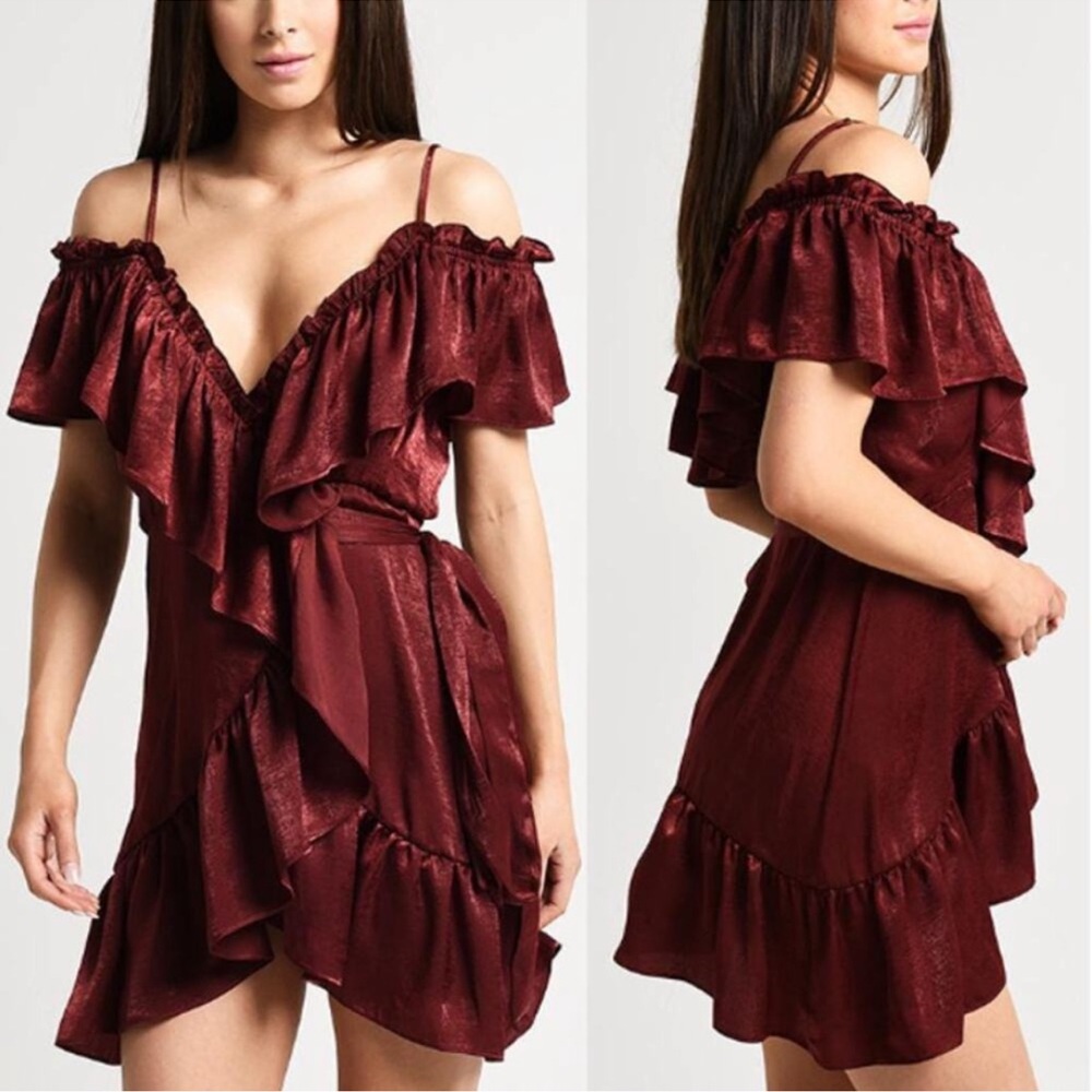 Misa Los Angeles “Valerya” Ruffle Mini Dress